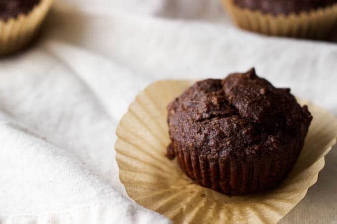 Chocolate Banana Bread Muffins With Chia Seeds Gluten Free Salted Plains