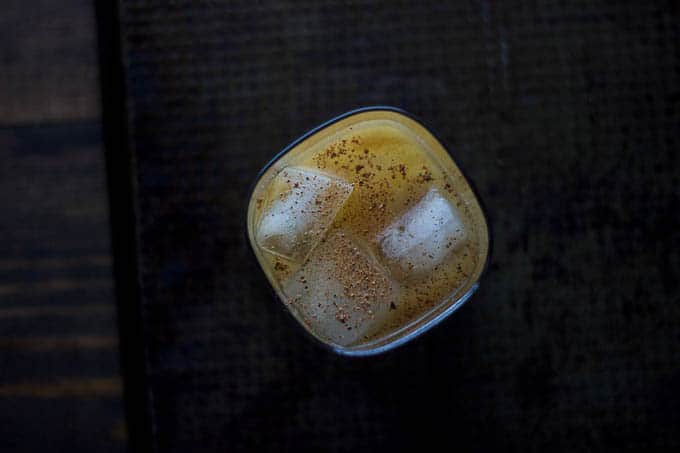 vegan bourbon milk punch #cocktail | saltedplains