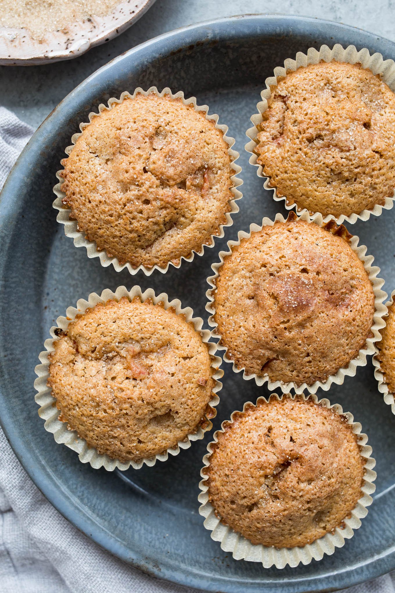 Cinnamon Rhubarb Muffins (GlutenFree, DairyFree) Salted Plains