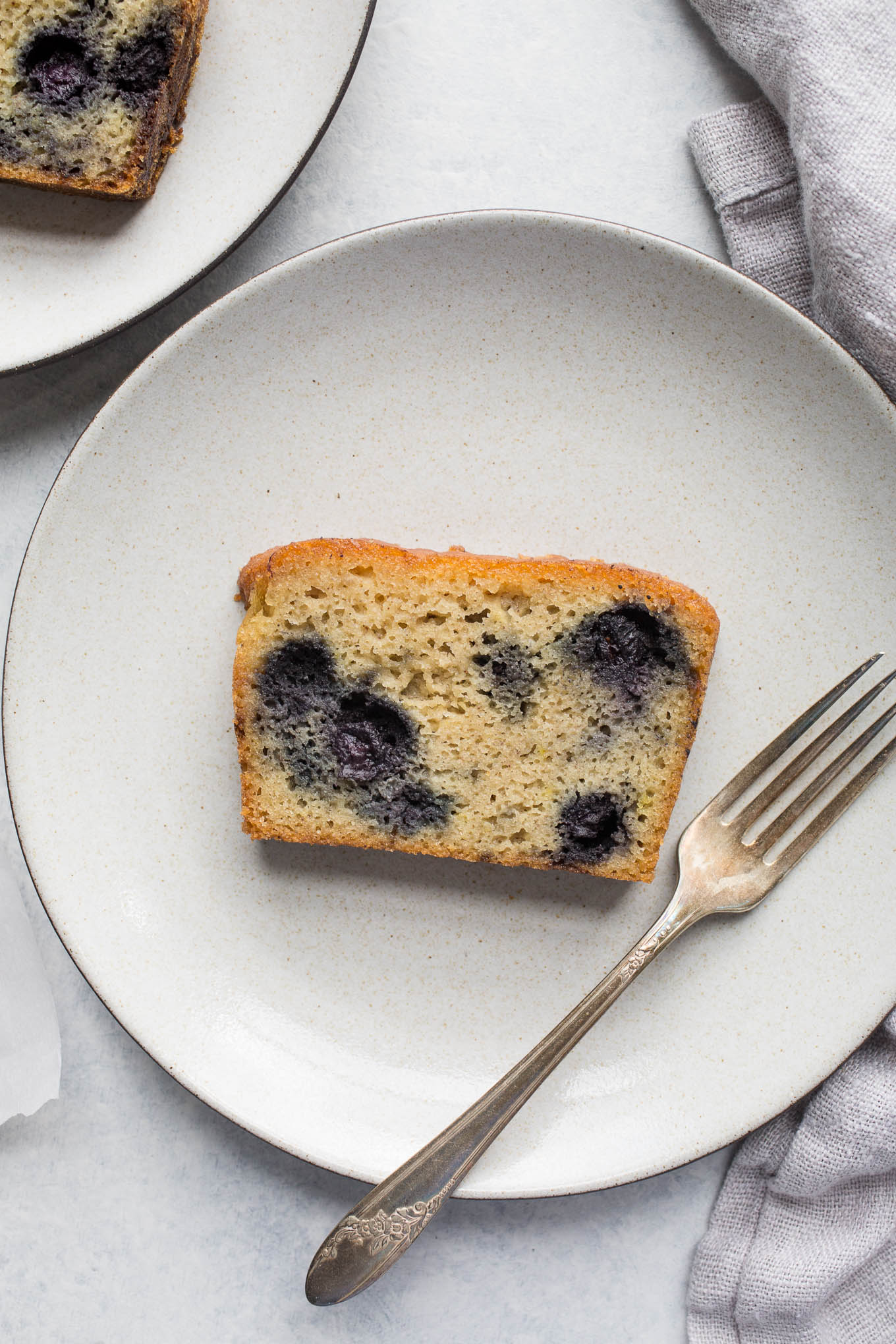 Lemony Almond-Blueberry Cake (gluten-free, dairy-free, refined sugar-free) | saltedplains.com