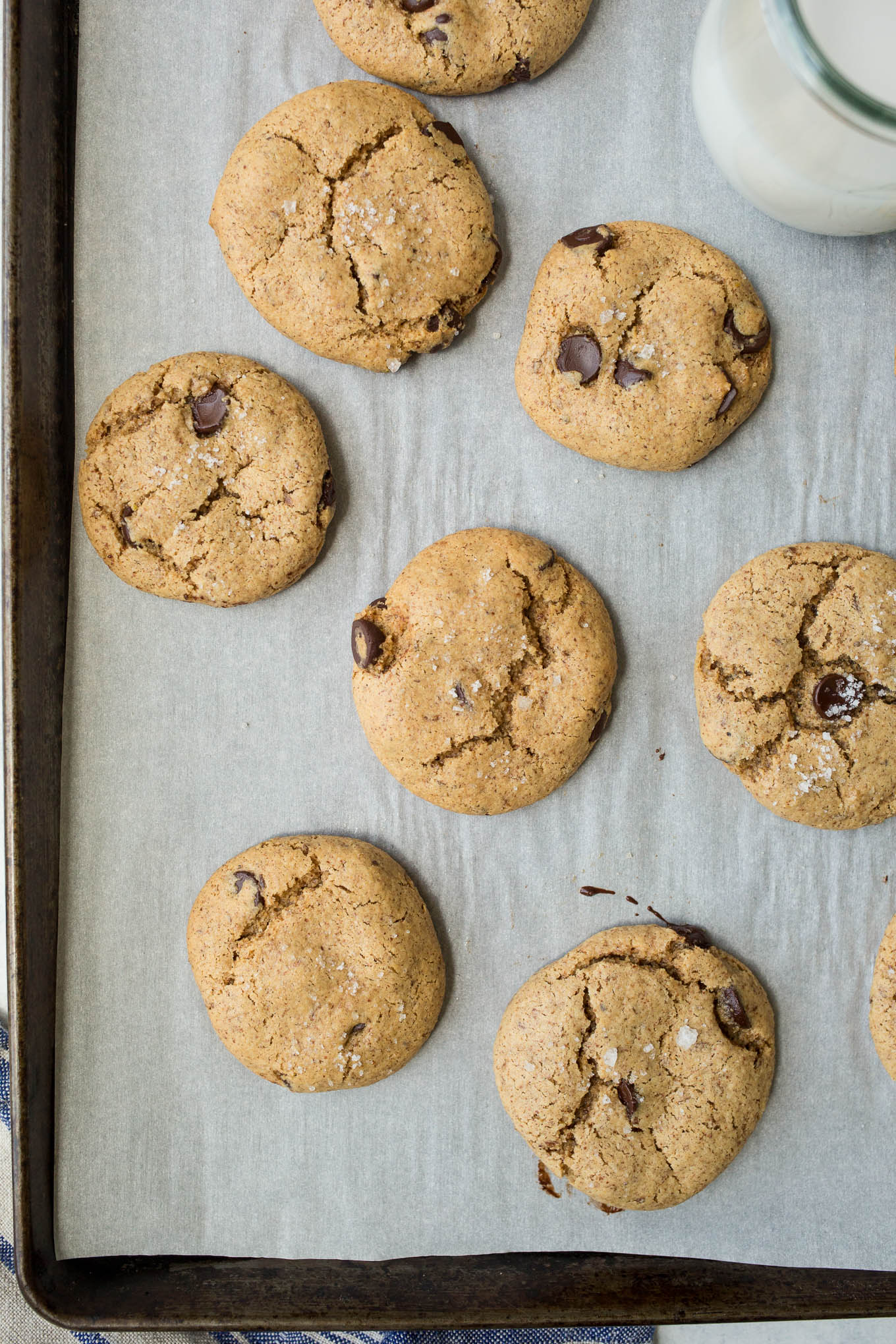 Almond Butter Chocolate Chip Cookies (Gluten-Free, Vegan) – Salted Plains