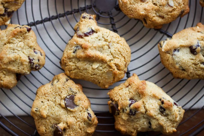 Cherry Almond Chocolate Chip Cookies – Salted Plains