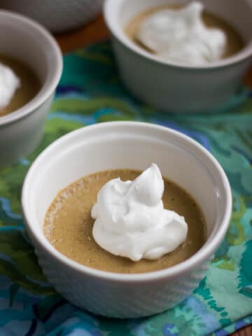 vanilla chai pots de creme | saltedplains.com