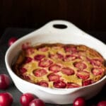 Easy plum clafoutis (gluten-free + refined sugar-free) | saltedplains.com