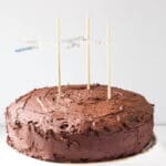 A chocolate lovers cake! Gluten-free + refined sugar-free | saltedplains.com