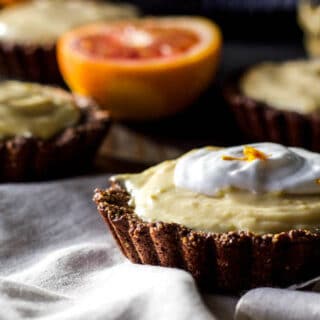 #Glutenfree #dairyfree blood orange mousse tarts | saltedplains.com
