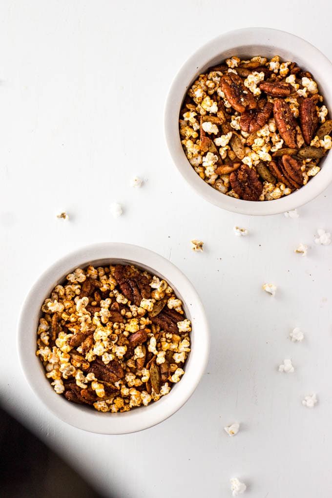 Chili-Lime Popped Sorghum #glutenfree #vegan | saltedplains.com