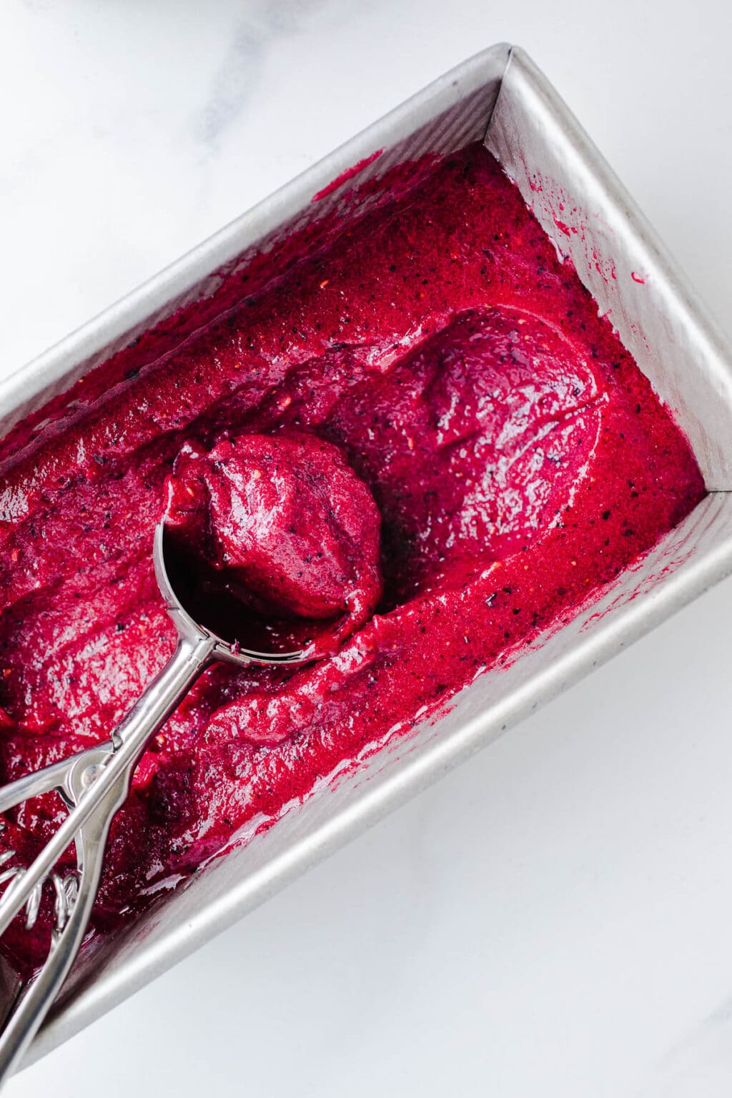 Easy Berry Sorbet Salted Plains