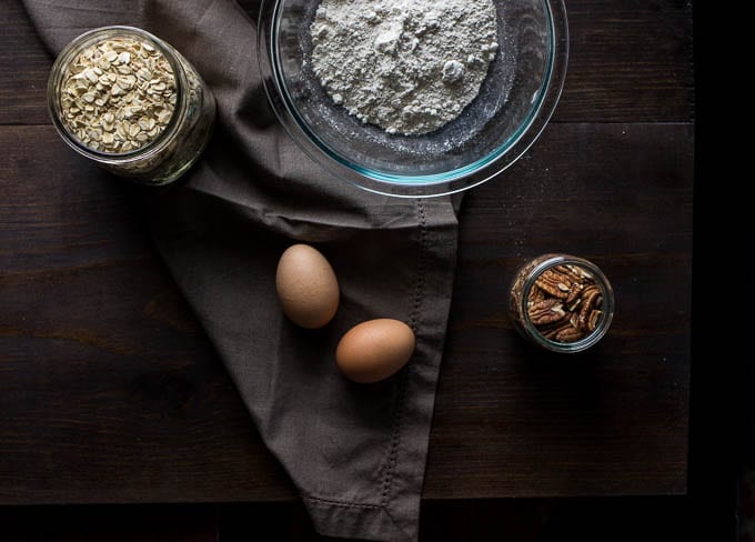 Gluten-Free Oatmeal Nut Pancakes | saltedplains.com