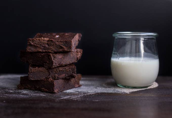 Fudgy Teff Brownies #glutenfree #refinedsugarfree | saltedplains.com