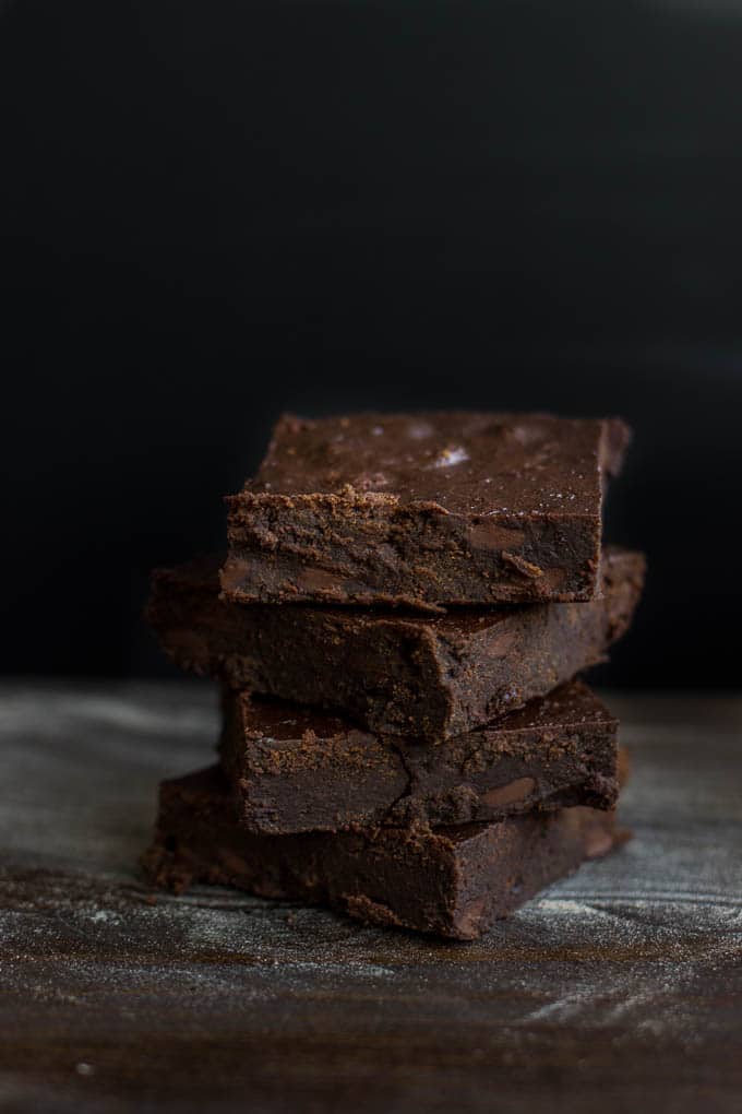 Fudgy Teff Brownies #glutenfree #refinedsugarfree | saltedplains.com