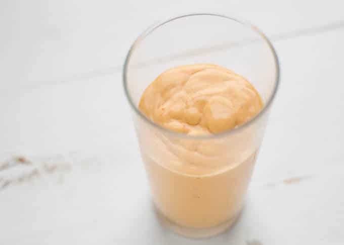 Persimmon Cardamom Shake (gluten-free, vegan) | saltedplains.com