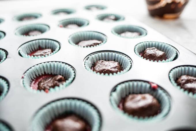 Strawberry Coconut Butter Cups with Chocolate-Almond Filling | saltedplains.com