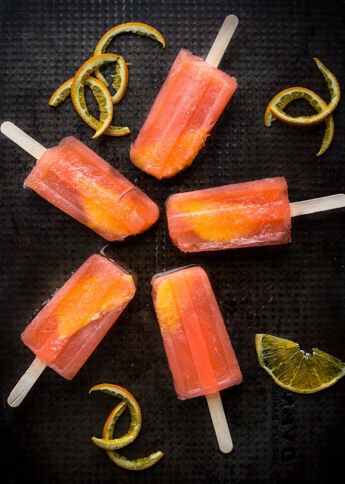 Hurricane Cocktail Popsicles | saltedplains.com