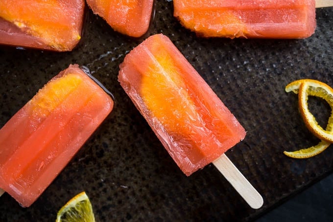 Hurricane Cocktail Popsicles | saltedplains.com