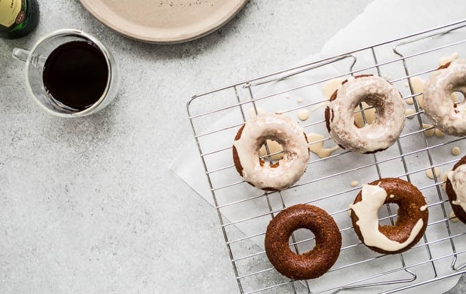 Irish Coffee Cake Donuts (gluten-free, dairy-free) | saltedplains.com 