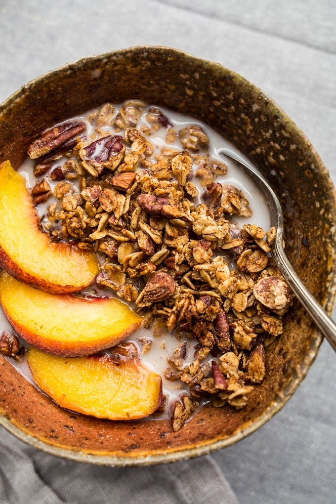 French Toast Granola (gluten-free, vegan) | saltedplains.com