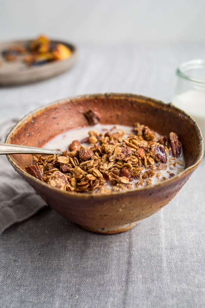 French Toast Granola (gluten-free, vegan) | saltedplains.com