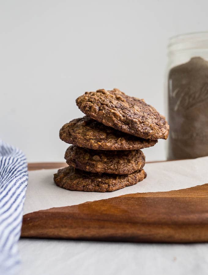 Teff Oatmeal Chocolate Chip Cookies from Alternative Baker (gluten-free) | saltedplains.com