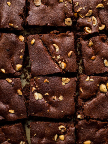Flourless Chocolate Hazelnut Bars Recipe (dairy-free, refined sugar-free) | saltedplains.com