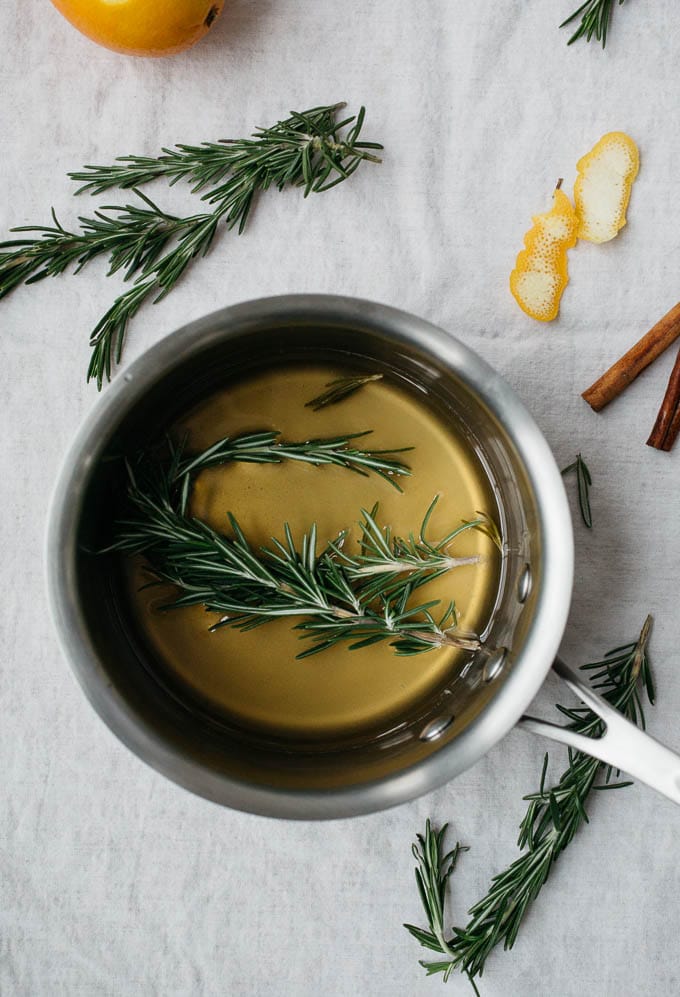 Cinnamon Rosemary Old Fashioned | saltedplains.com