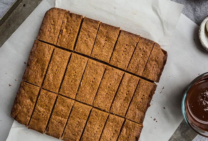 Gluten-Free Tahini Shortbread Cookies Recipe | saltedplains.com