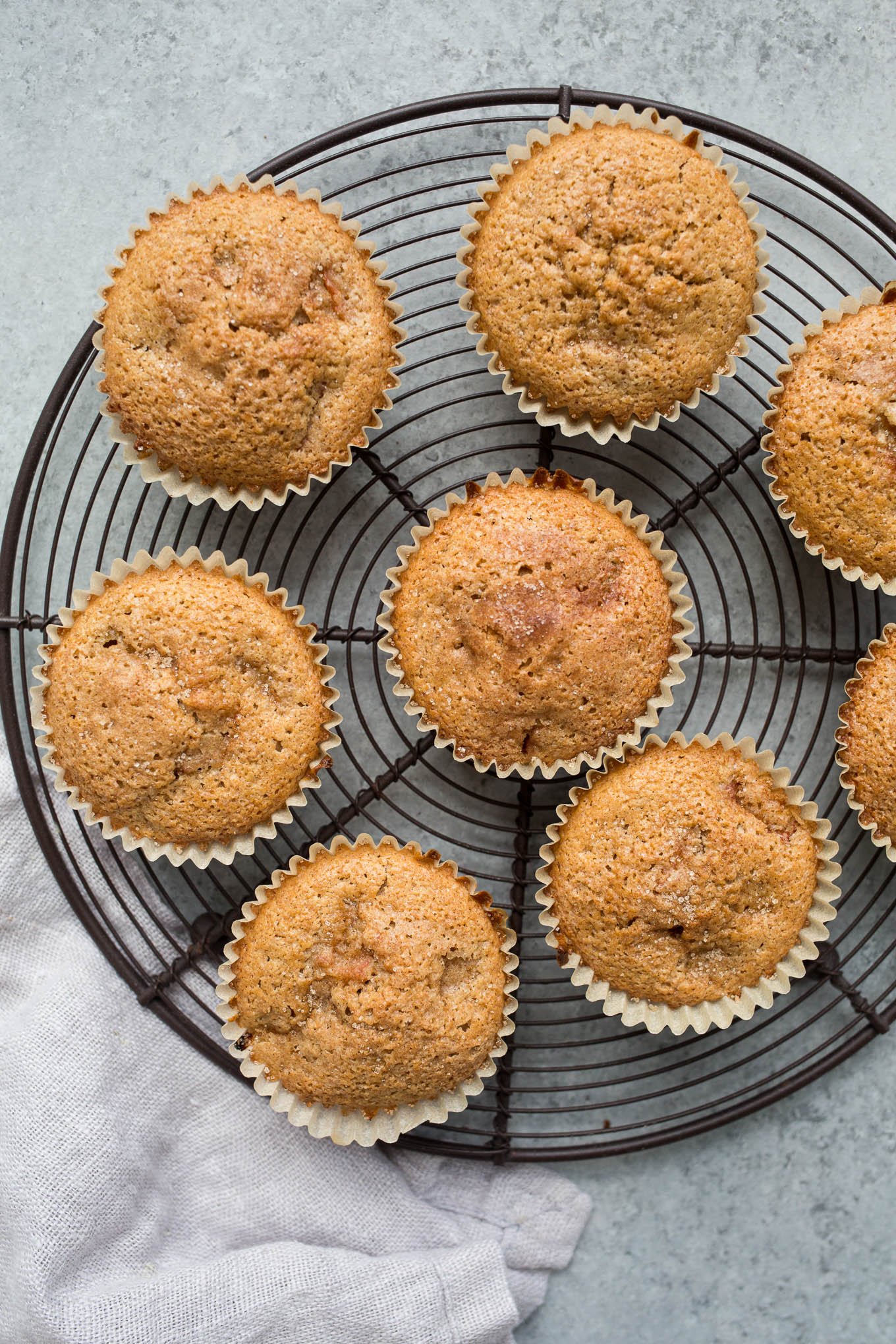 muffins on wire rack