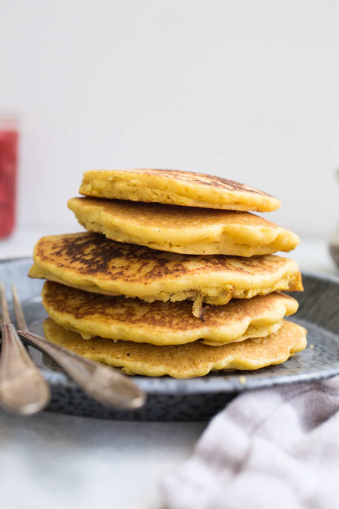 pancake stack on plate