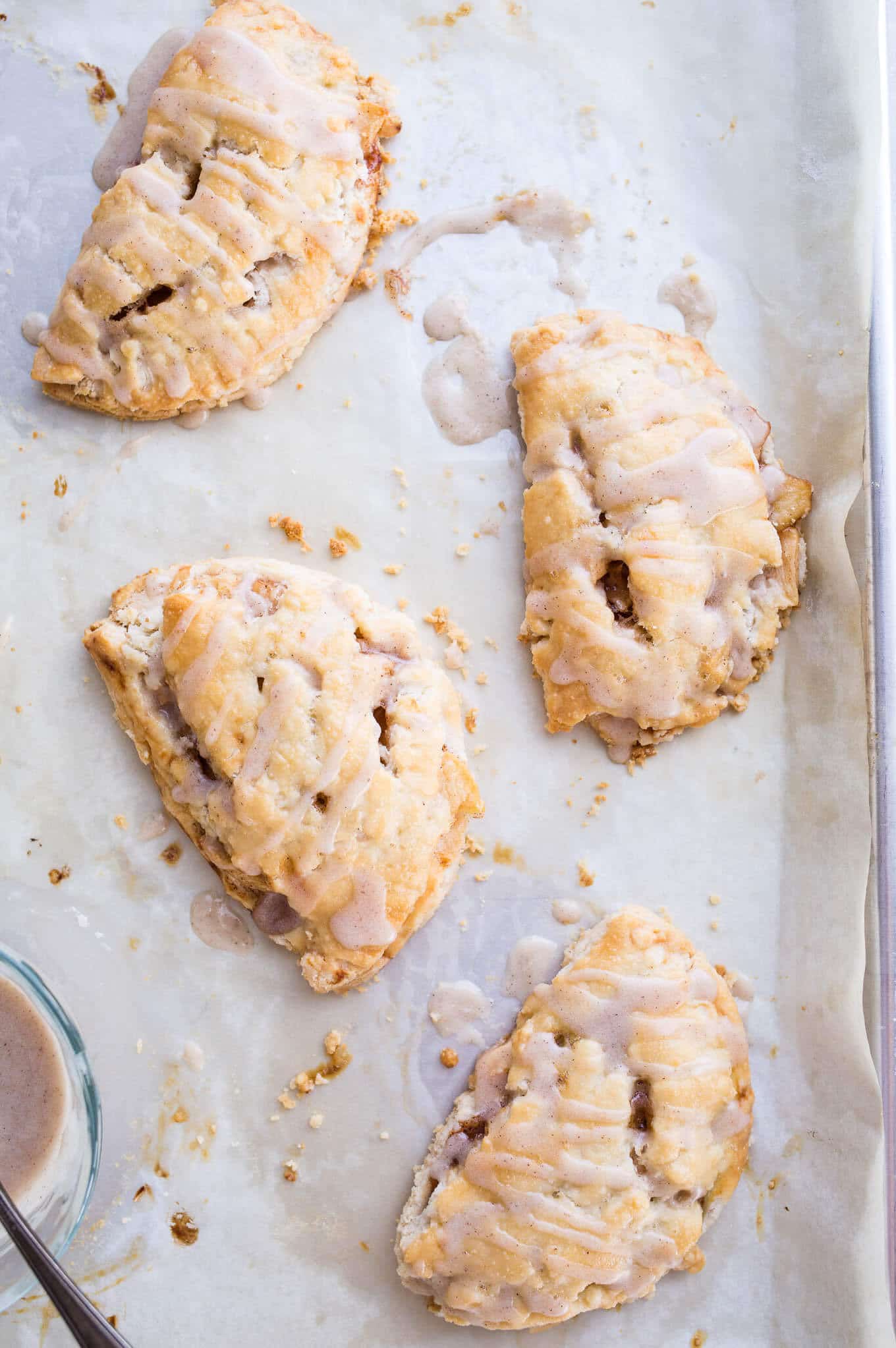 Gluten-Free Apple Hand Pies stuffed with cinnamon apples. Gluten-free and dairy-free.