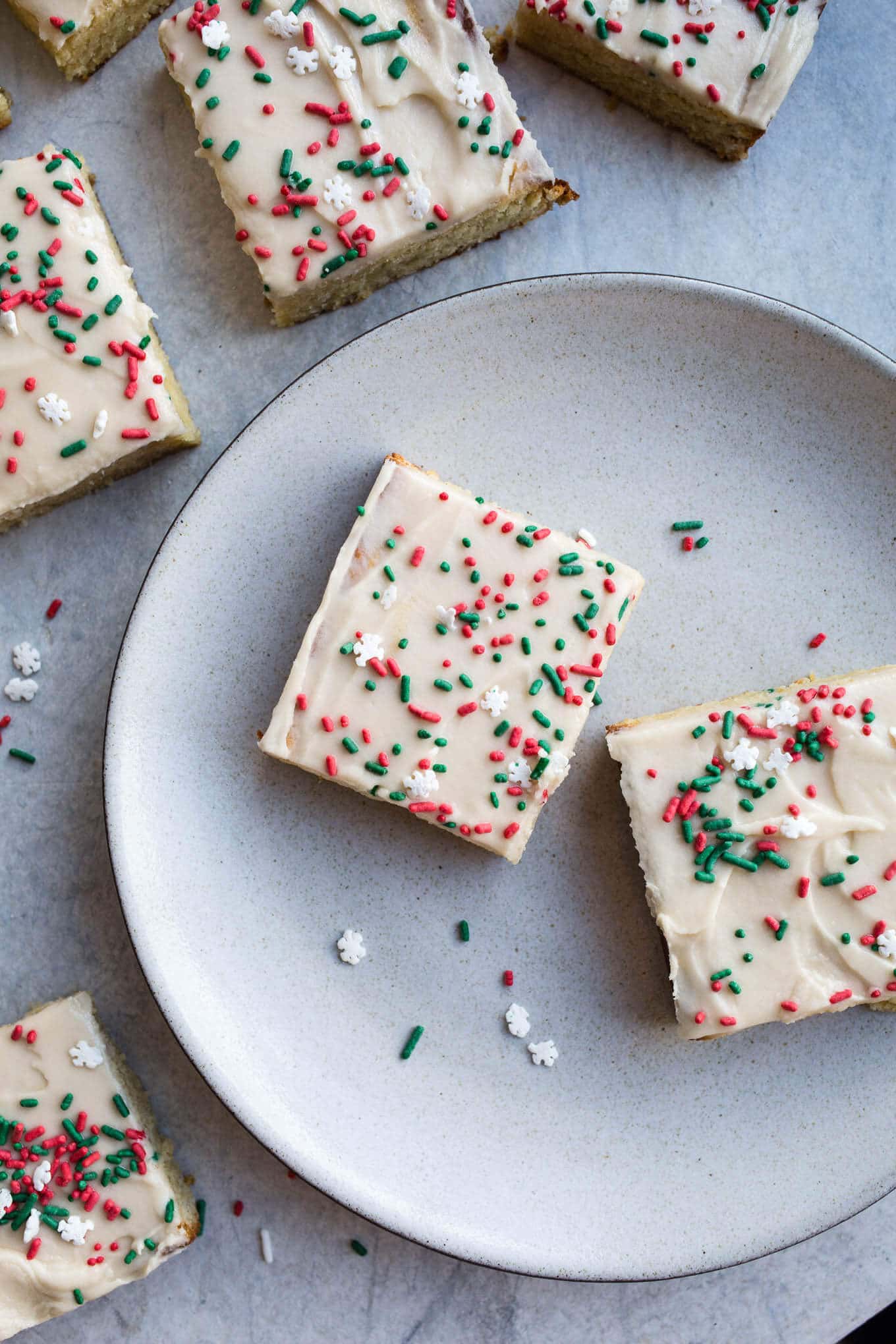 Easy Sugar Cookie Bars for any occasion. Made with wholesome almond and coconut flours. Gluten-free, vegan. 