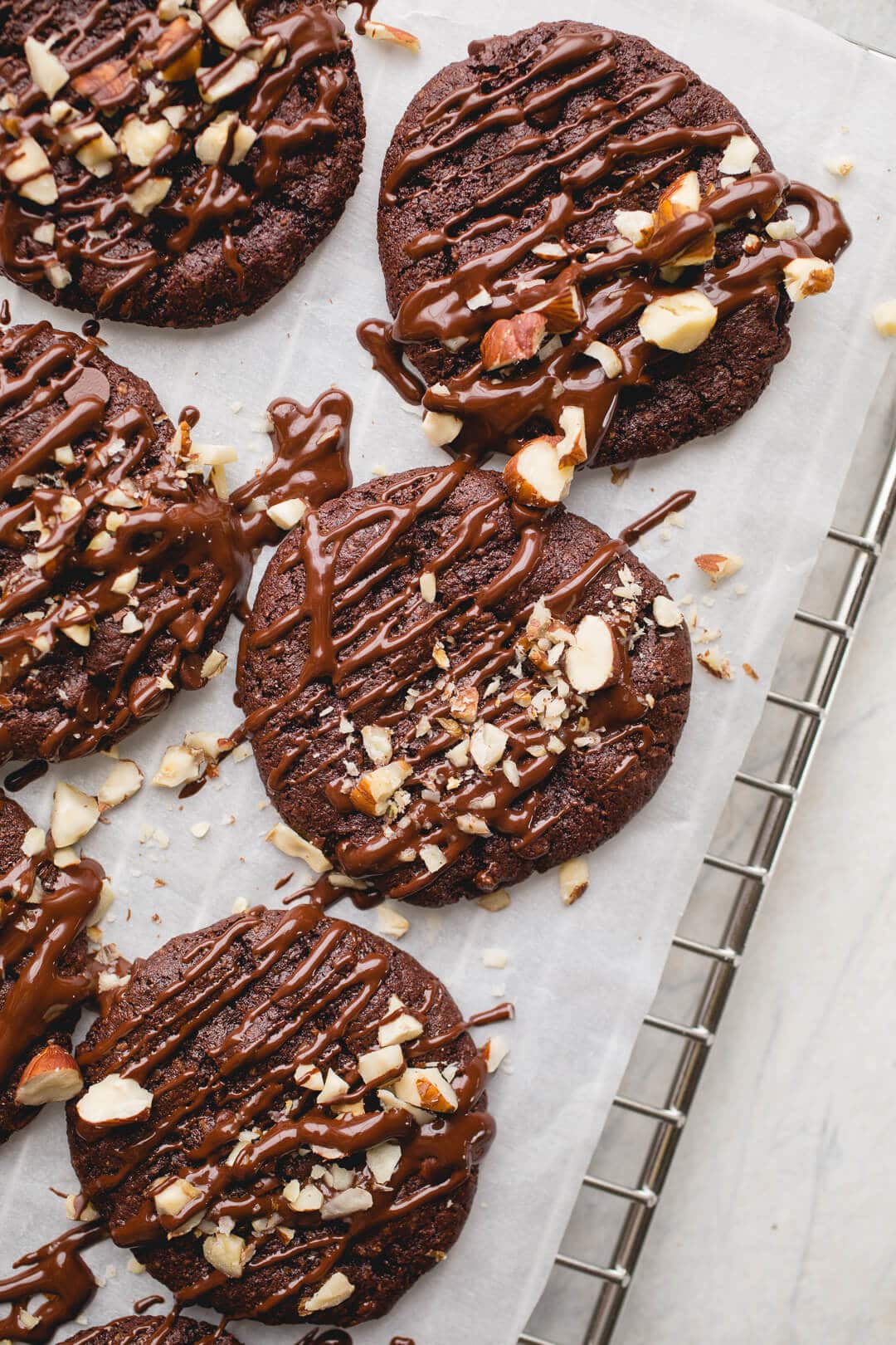 Double Chocolate Chip Hazelnut Cookies 