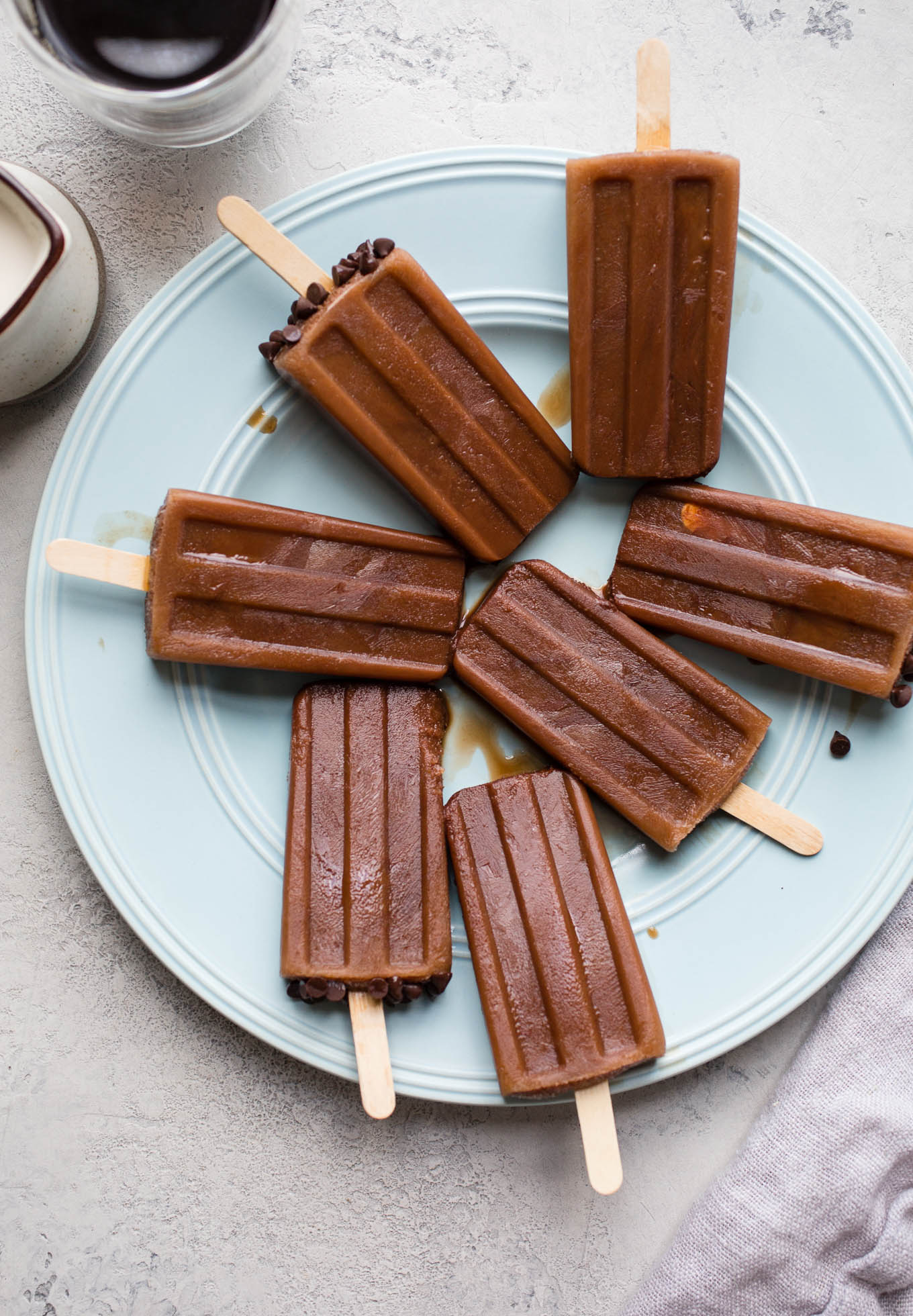 Healthy Mocha Iced Coffee Popsicles – Salted Plains