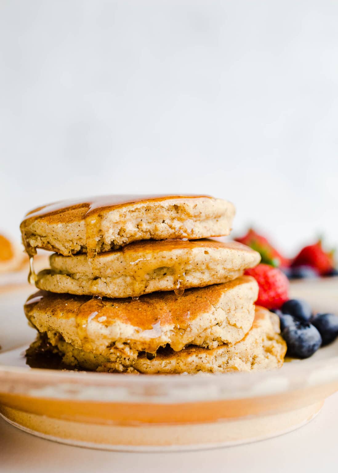 Oat Flour Pancakes (Vegan) Salted Plains