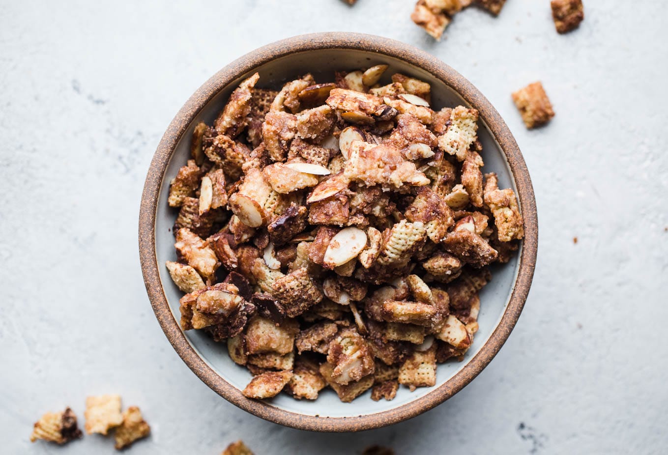 Coconut Chocolate Chex Mix is an easy dairy-free sweet chex mix made with coconut butter and maple syrup. A healthier gluten-free and vegan chex mix recipe!