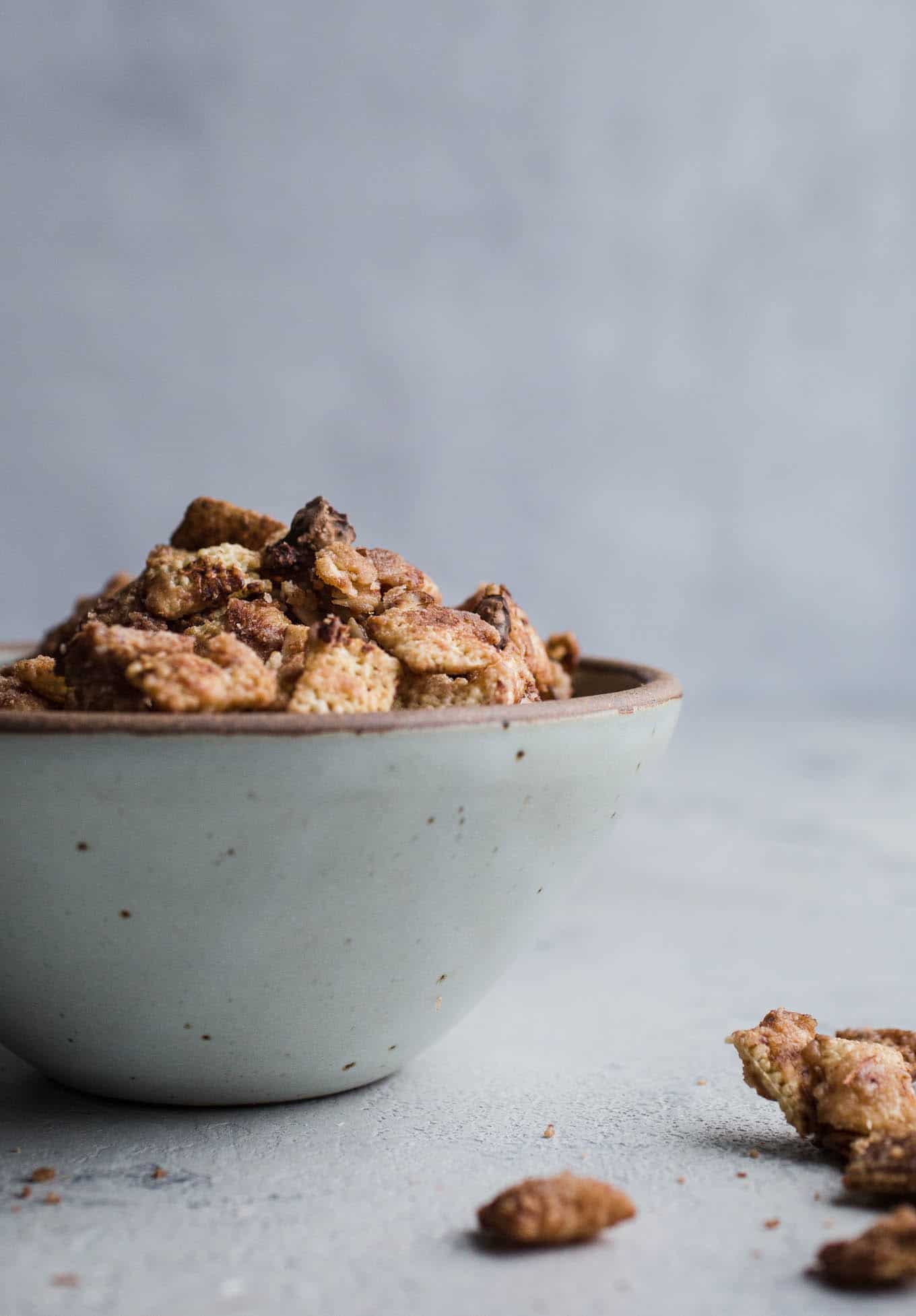 Coconut Chocolate Chex Mix is an easy dairy-free sweet chex mix made with coconut butter and maple syrup. A healthier gluten-free and vegan chex mix recipe!