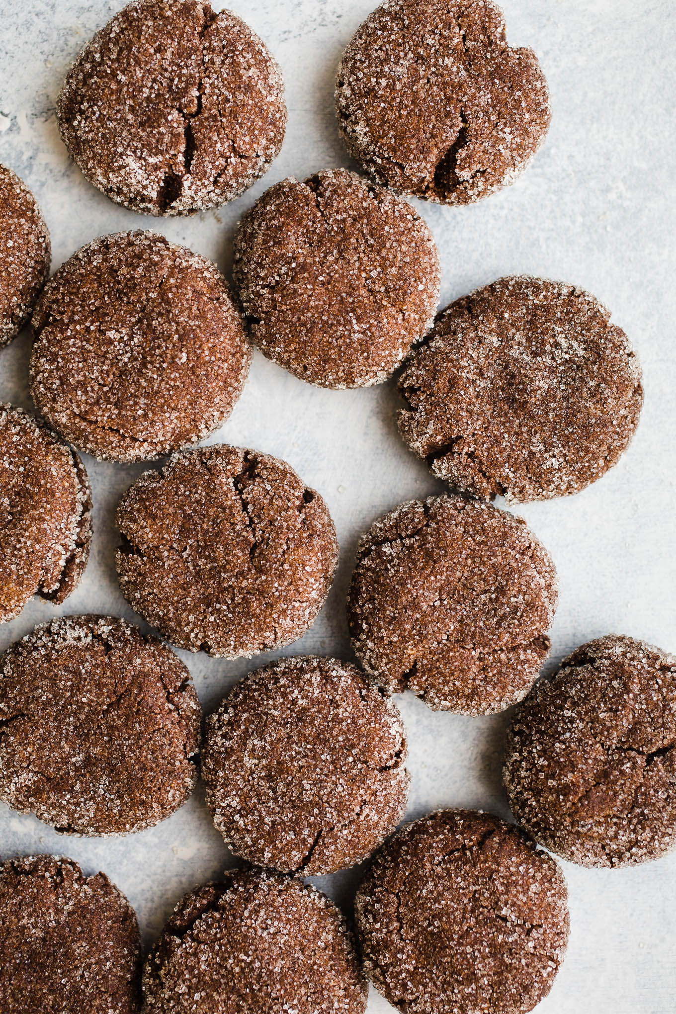 A combination of cocoa, almond flour, vanilla, and molasses make these Chewy Chocolate Molasses Cookies soft and delicious. An easy gluten-free, vegan cookie!