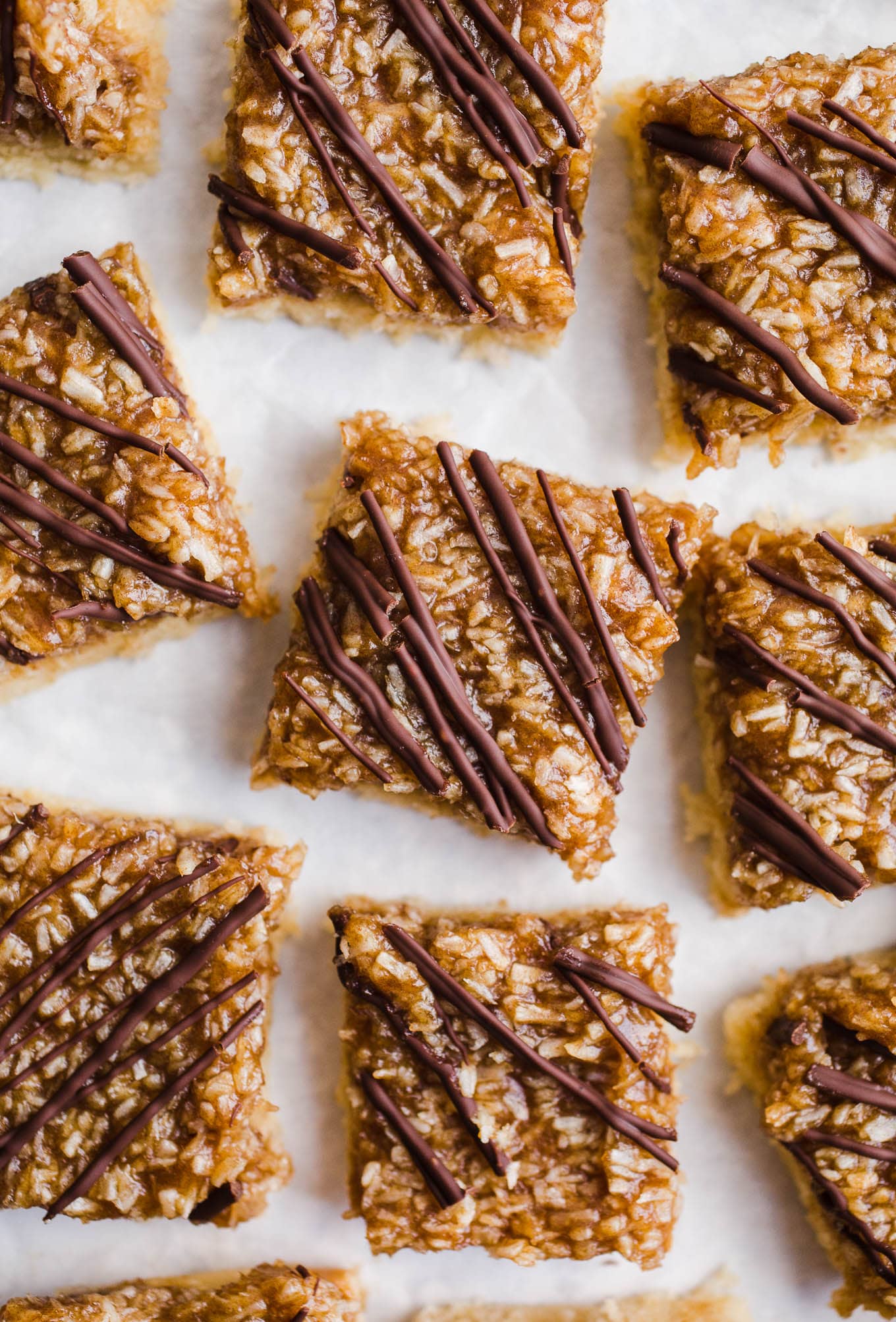 Healthy Samoas Cookie Bars