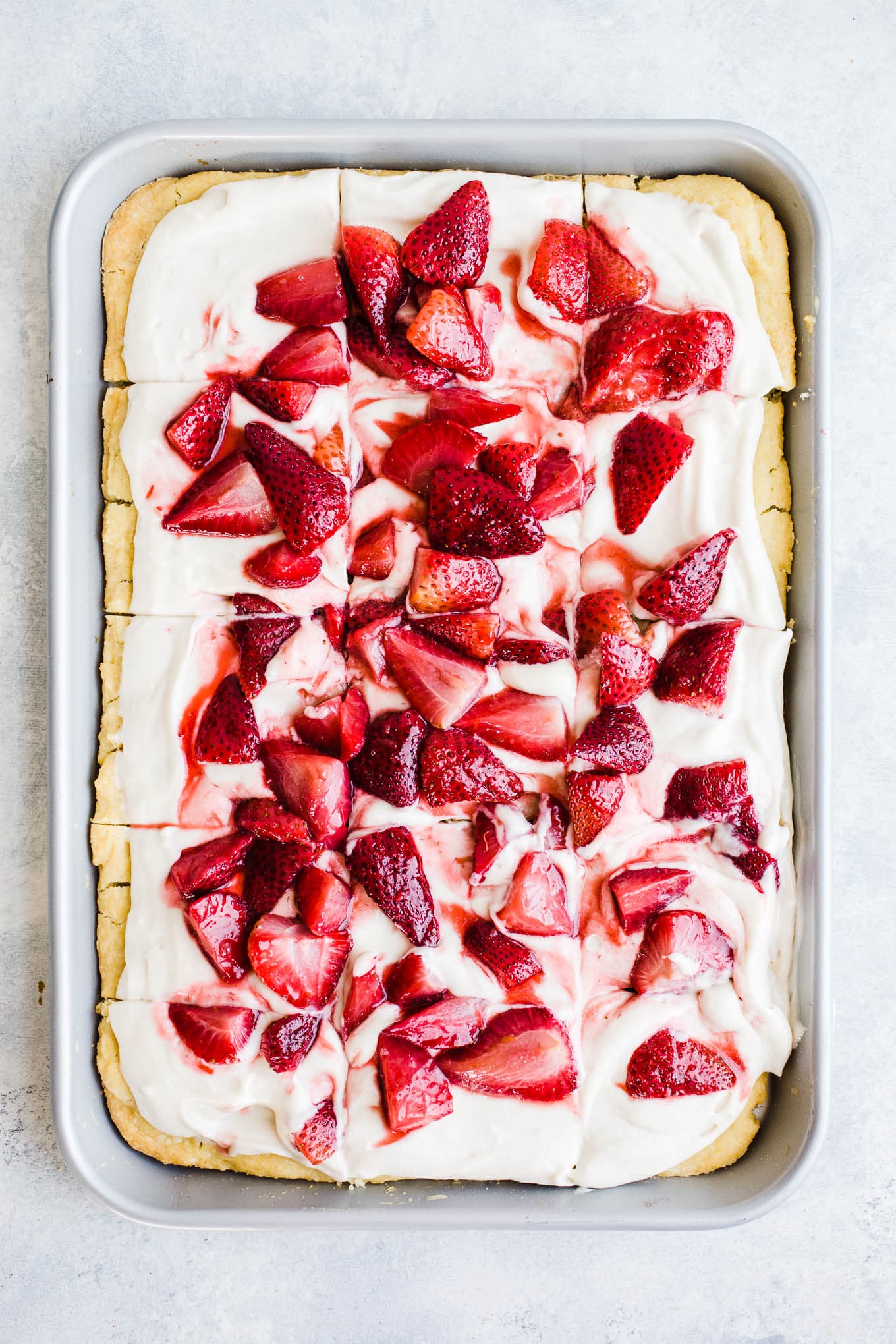 Gluten-Free Sheet Pan Strawberry Shortcake