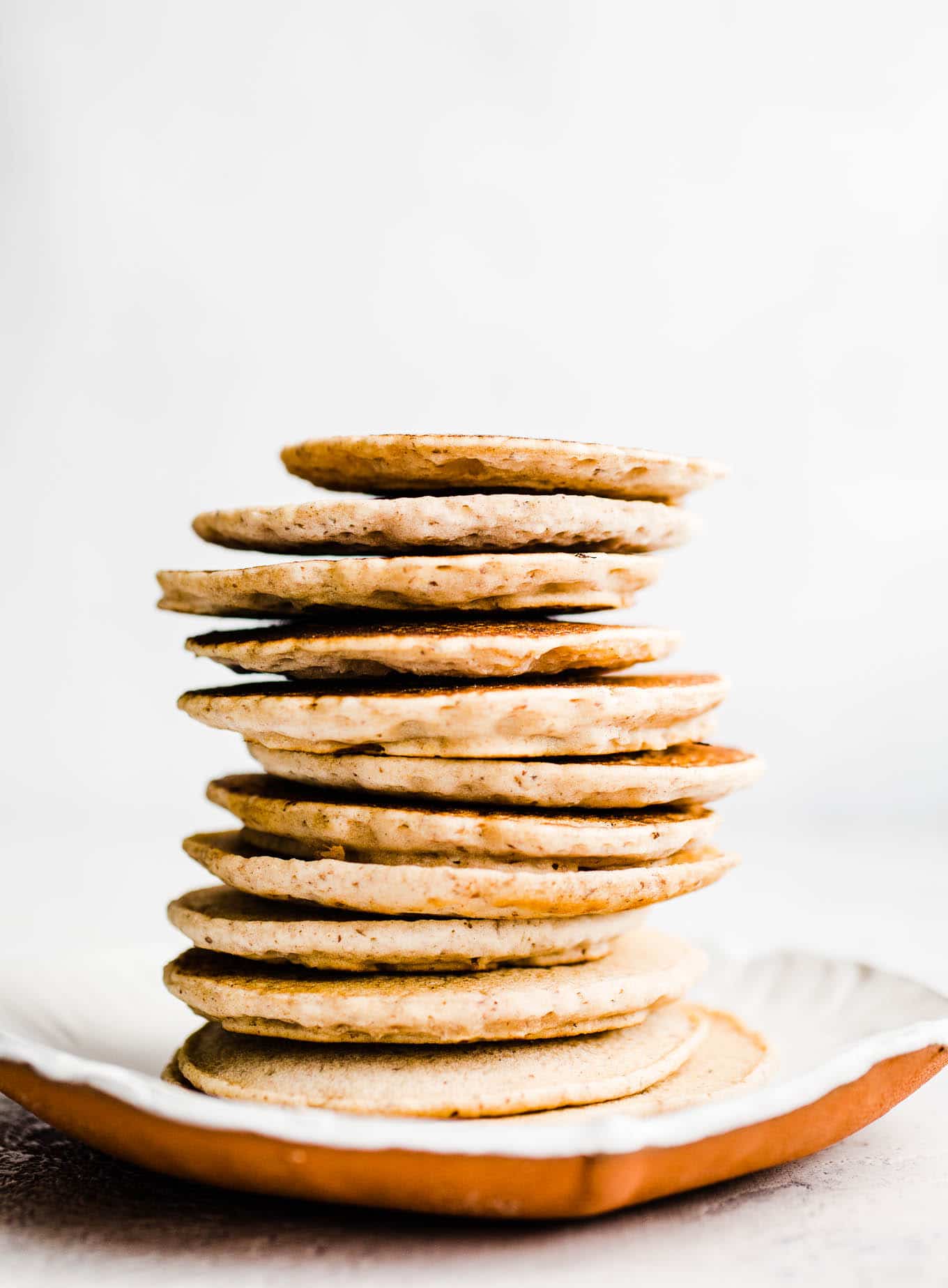 Buckwheat pancakes stack