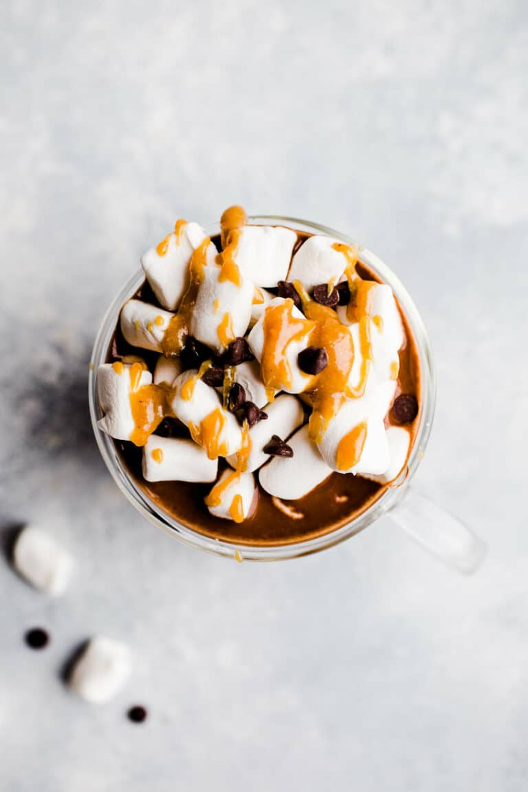 Vegan Peanut Butter Hot Chocolate Salted Plains