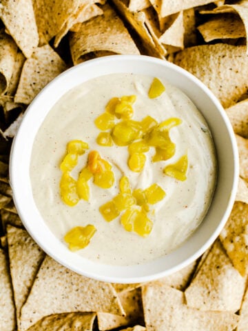 queso blanco with tortilla chips