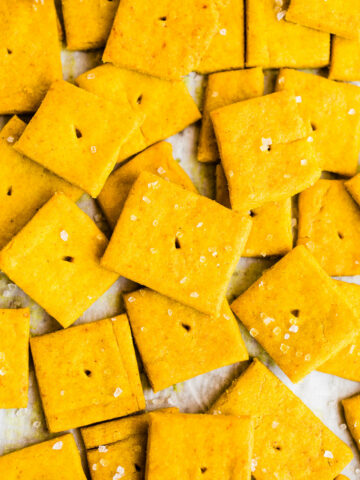 cheese crackers with sea salt