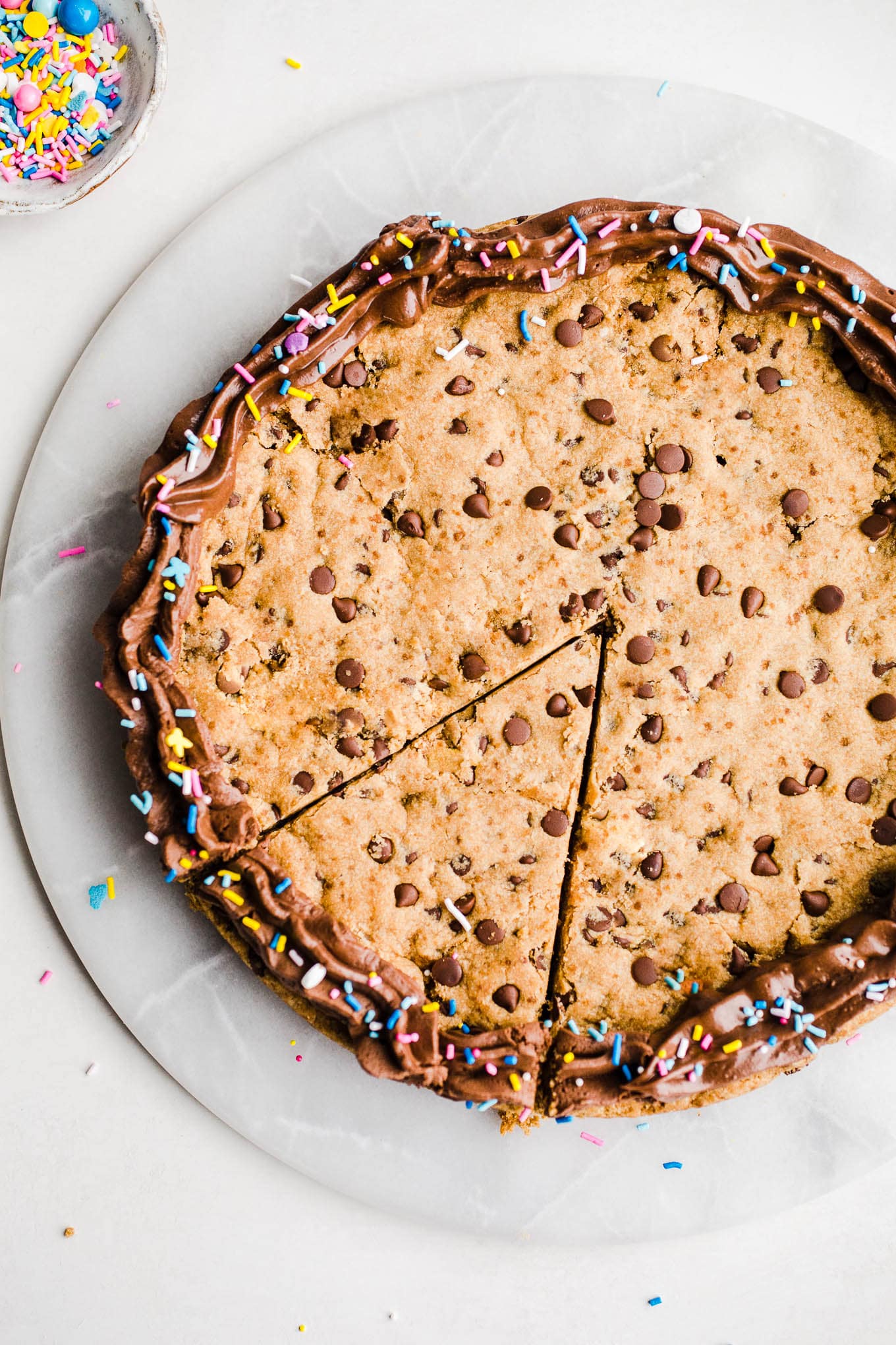 Gluten-Free Cookie Cake (Vegan)