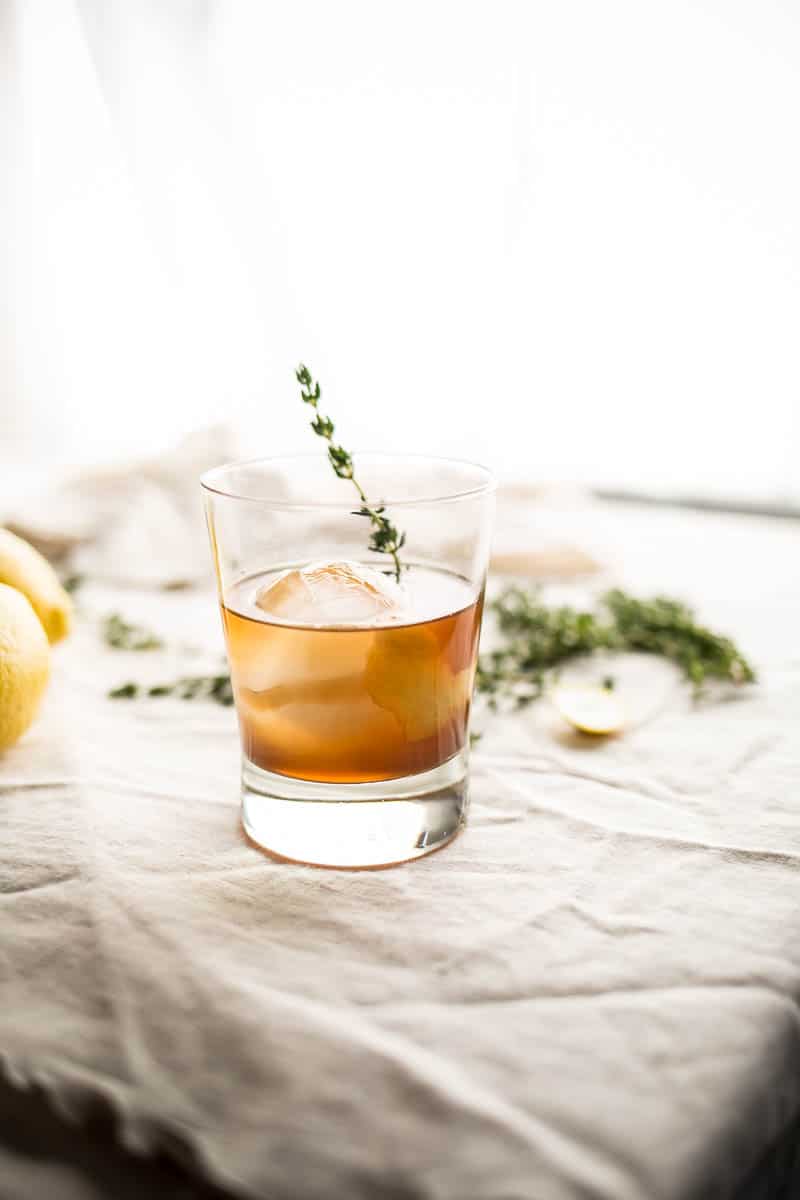 old fashioned in a glass