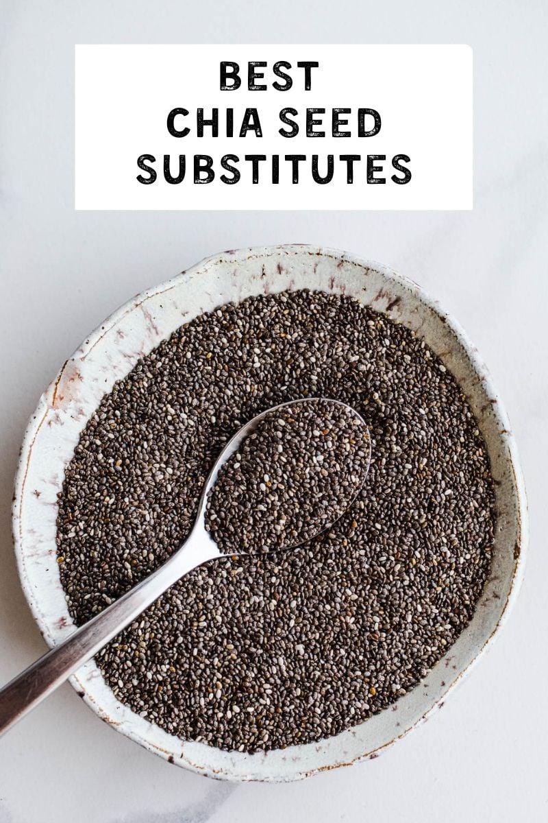 Black seeds in a white bowl. 