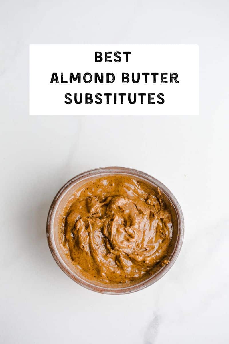 Nut butter in a small bowl. 