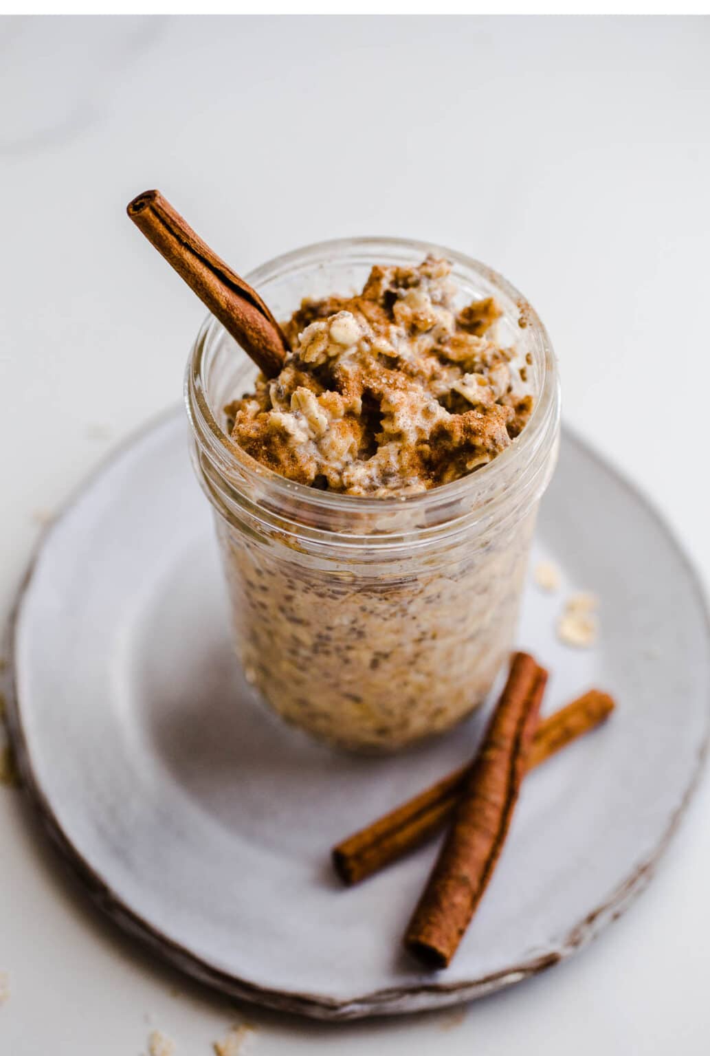 Cinnamon Roll Overnight Oats Salted Plains