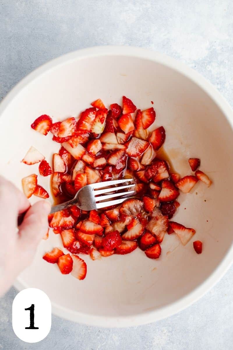 Strawberries in a bowl.