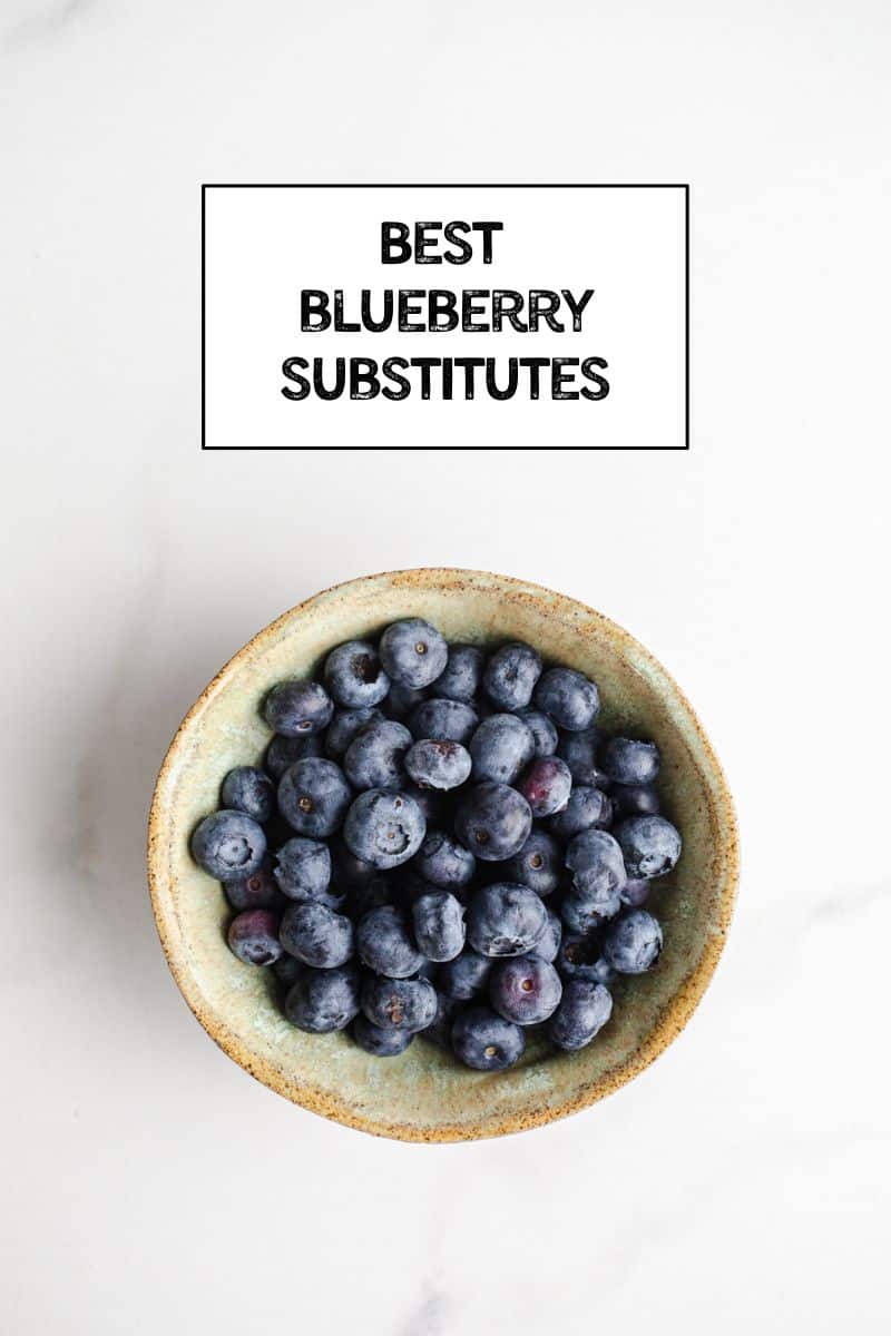 Blueberries in a small bowl. 