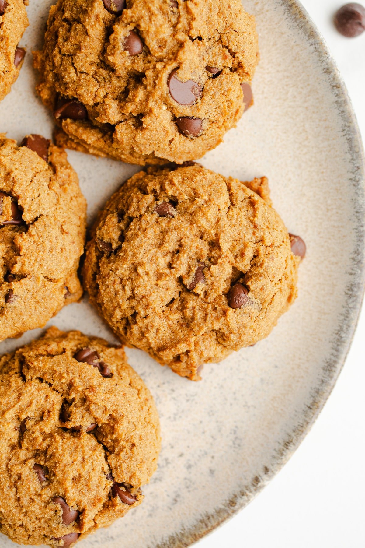 Cookies on a plate. 